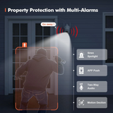 CG1B Magnetic Mount Security Camera + CA49 24/7 Recording Wired Security Camera - Dzees Camera Bundle