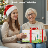 Smart Bird Feeder with Camera & AI Bird Identification – 2K HD Video, Solar Powered, 32GB Card, Live View & Alerts – Perfect Gift for Bird Lovers - Dzees B6