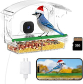 2K Smart Window Bird Feeder Camera – AI Bird Identifier, Live Streaming & Auto Capture Dzees