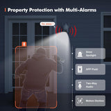 š„360°PTZ Solar Panel Security Camera System Dzees D3K (2-Cam)