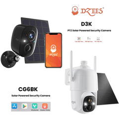 D3K PTZ Security Camera + CG6BK Wireless Security Camera Dzees Camera Bundle - Dzees Camera Bundle - dzees - cam