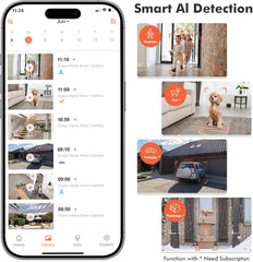 Outdoor Wireless Security Camera – 2K Battery Powered, Color Night Vision, AI Motion Detection, Siren Alarm (2 - Pack) - dzees - cam