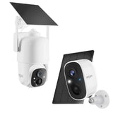 D3K PTZ Security Camera + CG6K Solar Powered Security Camera Dzees Camera Bundle