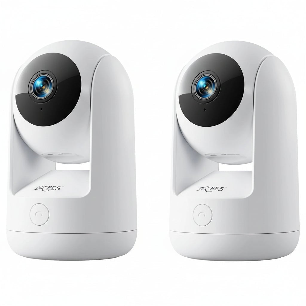 2K Indoor Pet Camera with 360° View, 24/7 Recording, Audio & Motion Tracking - Perfect for Pet Owners Dzees CA49 - dzees - cam