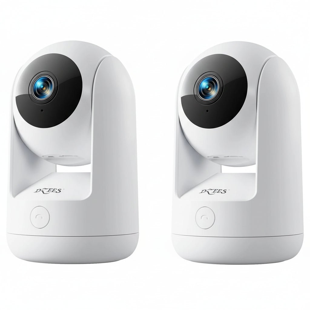 2K Indoor Pet Camera with 360° View, 24/7 Recording, Audio & Motion Tracking - Perfect for Pet Owners Dzees CA49 - dzees - cam