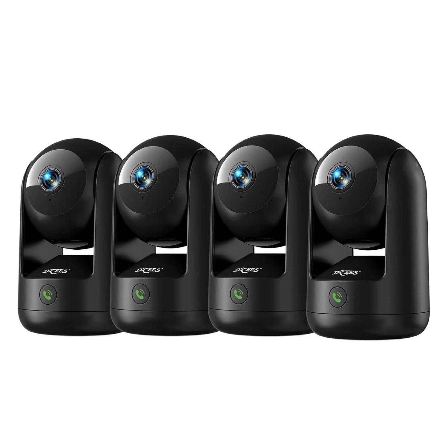 360° 2K Smart Indoor Security Camera – AI Motion Tracking, Night Vision, 2.4G/5G WiFi - Dzees CA49B - dzees - cam