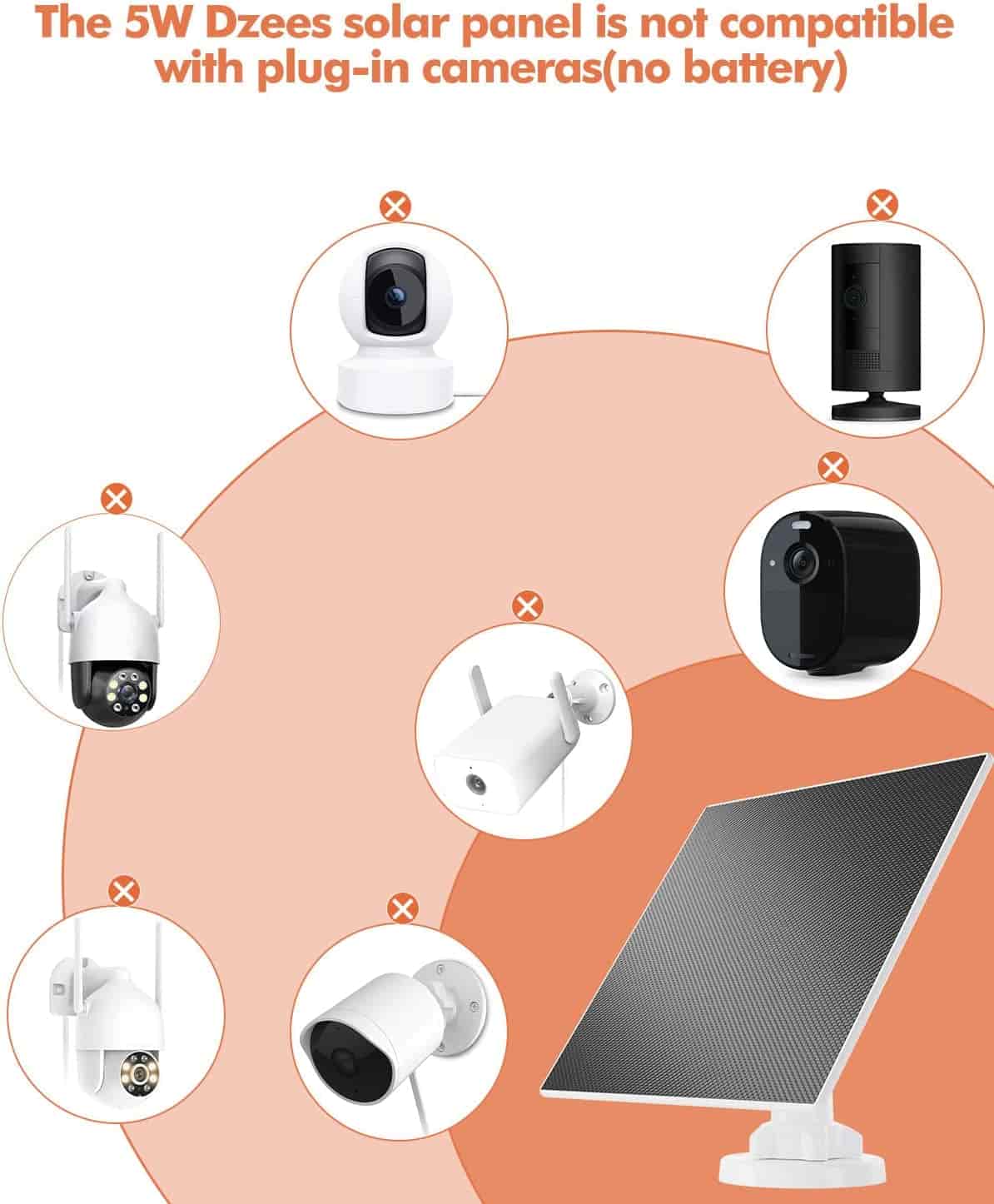 🔥5W Non - Stop Type - C Charging Port Solar Power Solar Panel (3 - Pack ) - dzees - cam