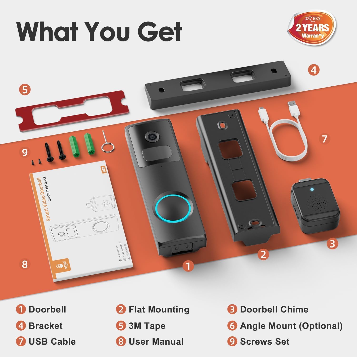 Video Doorbell Ring Camera Delay Ring Doorbell Motion Detection