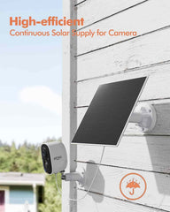 5W Solar Panel with Type - C – Continuous Power for Outdoor Security Cameras for Dzees CG1/CG6/D3 Rechargeable Security Camera - dzees - cam