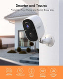 Mini 2K Solar Wireless Outdoor Security Camera – AI Detection, Color Night Vision, Siren Alert, 100% Wire - Free Dzees G6K - dzees - cam