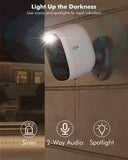 Wireless Outdoor Security Camera 2.5K – No - Drill Magnetic Mount, Night Vision, Smart Alerts, 2 - Way Audio Dzees G1 - dzees - cam